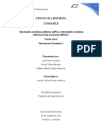 Informe Cinematica