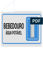 Placa - Bebedouro Água Potável