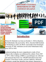 Hofstede Cultural Dimensions in The Context of Japan: Team Members