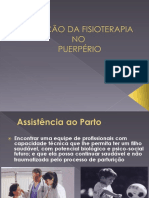 Atuação Da Fisioterapia No Puerperio