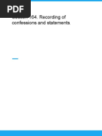 Section 164. Recording of Confessions and Statements.