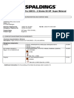 S0016 MSDS Stihl Two Stroke Oil HP Super