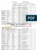 Listado de Asistencia