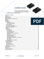 SGFEB10xx-x X 10/100/1000 Bridging Media Converter: User Guide