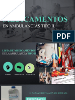 Medicamentos: en Ambulancias Tipo Ii