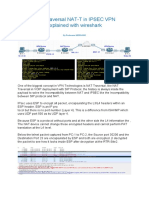 NAT Traversal NAT-T in IPSEC VPN