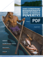 Does Conserving Biodiversity Work To Reduce Poverty?