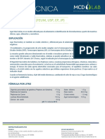 Agar Macconkey (Feum, Usp, Ep, JP) : PH 7.1 0.2 A 25°C