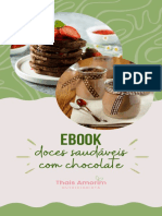 Ebook Doces Saudáveis Com Chocolate