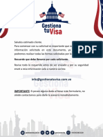 Formulario para Solicitud Gestiona Tu Visa 2018