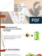 Dietas Con Modificación en El Contenido de Nutrimentos: L.N. Josué Misael Juárez Ruiz