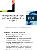 Energy Relationships in Chemical Reactions