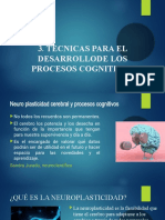 Técnicas para El Desarrollode Los Procesos Cognitivos