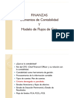 Finanzas Elementos de Contabilidad Y Modelo de Flujos de Caja