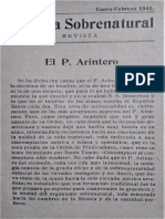 La Vida Sobrenatural: El P. Arintero