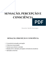 Sensação, Percepção e Consciência .2023