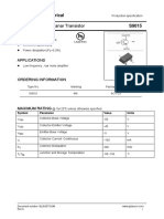 Transistor Datasheet M6 S9015