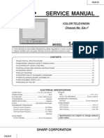 Service Manual: Color Television Chassis No. GA-1'