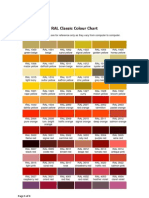 RAL Colour Chart-Coloured Glass LTD