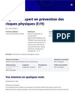 Ingénieur Expert en Prévention Des Risques Physiques (F/H) : Vos Missions en Quelques Mots