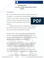 Chapter Four Cash Accounting, Accrual Accounting, and Discounted Cash Flow Valuation