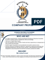 2019 Siyakhulisa Skills Academy Company Profile