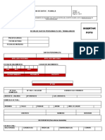 Ficha de Datos Personales Del Trabajador