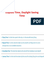 Elapsed Time, Daylight Saving Time