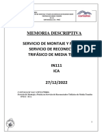 0 Memoria Descriptiva Montaje Recloser-Subtanjalla