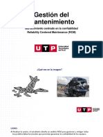 Gestión Del Mantenimiento: Mantenimiento Centrado en La Confiabilidad Reliability Centered Maintenance (RCM)