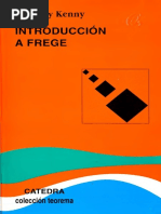 Introducción A Frege: Anthony Kenny