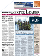 The Dexter Leader Front Page