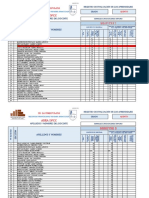 Area DPCC Bimestre I: Apellidos Y Nombres Del Docente