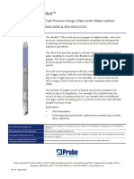 Probe IntelleX 15k & 20k Ultra Fast Pressure Gauge Data Sheet Rev 1.6