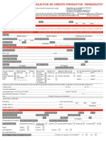 En Caso de Existir Un Coacreditado Deberá Llenar Una Solicitud Independiente, Completando Los Campos Marcados Con Asterísco ( )