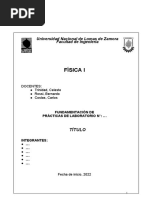 Física I: Universidad Nacional de Lomas de Zamora Facultad de Ingeniería