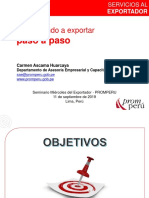 Aprendiendo A Exportar