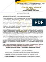 Lógica Formal Y Lógica Dialéctica: Grupo Millennials Ciencias Económicas Usac