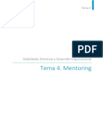 Tema 4. Mentoring: Habilidades Directivas y Desarrollo Organizacional