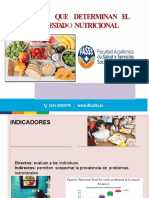 Factores Que Determinan El Estado Nutricional