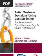 Better Business Decisions Using Cost Modeling