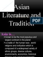 Asian Literature and Tradition