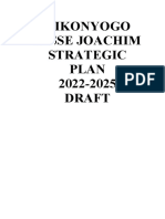 Kikonyogo Jesse Joachim Strategic Plan 2022-2025 Draft