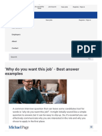 Why Do You Want This Job' - Best Answer Examples: Search