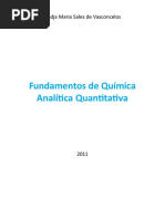 Fundamentos de Química Analíica Quanitaiva: Nadja Maria Sales de Vasconcelos