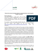 Cálculo Del Consumo de Energía Mientras Los Electrodomésticos Están Apagados y Siguen Conectados