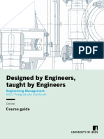 Leeds Engineering Management Course Guide