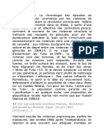 Exposé Violence de Masse Le Genocide Du Tutsi Rwandaise