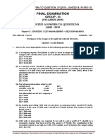 Final Examination: Suggested Answers To Questions