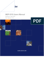 MEP SYS Users Manual 7430-0411-02 A